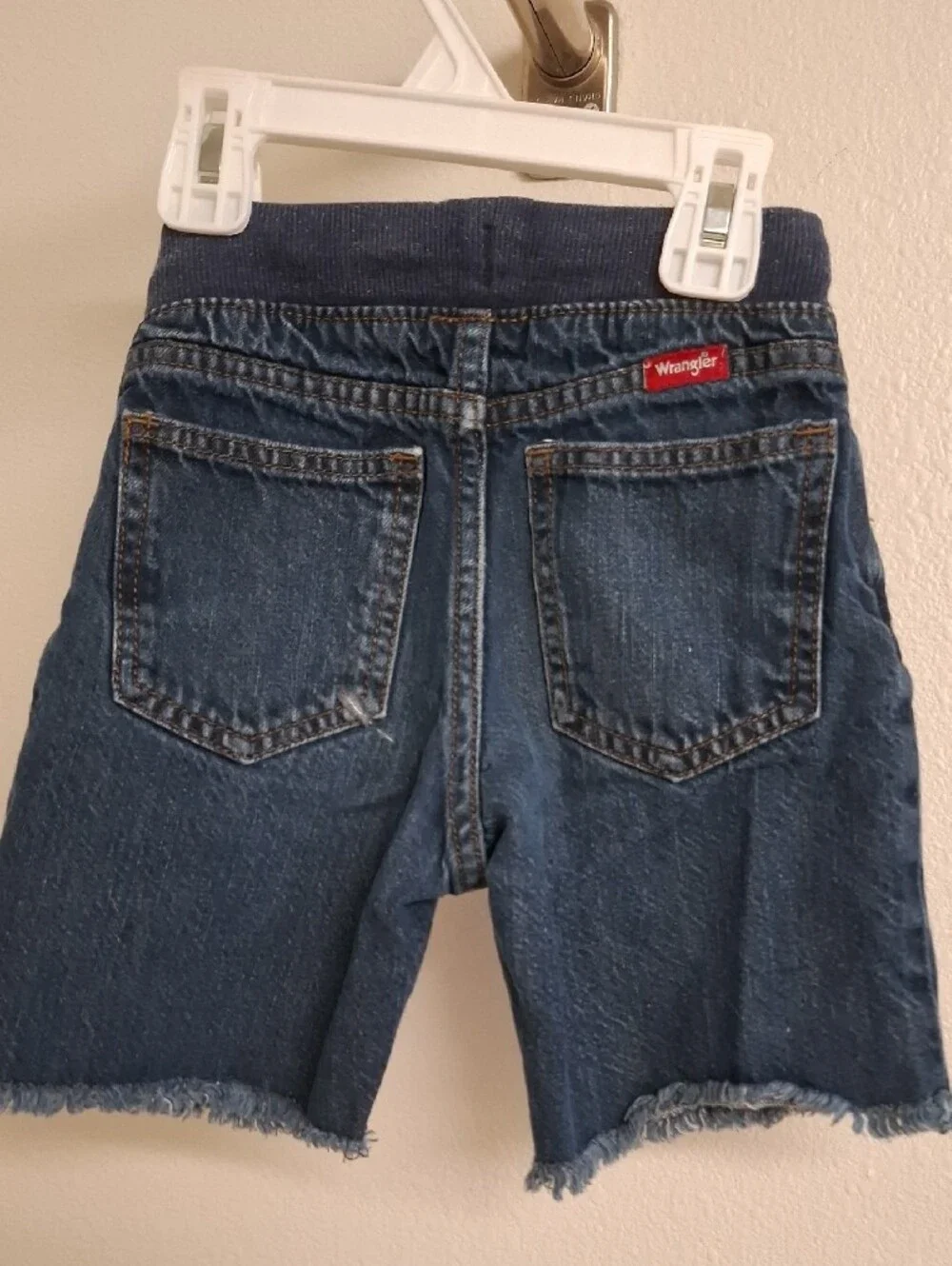 Wrangler Dark Blue Denim Kids Shorts
